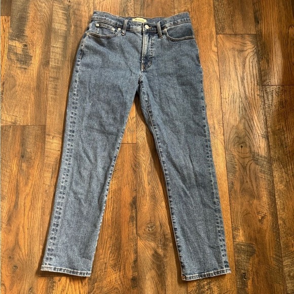 Madewell The Mid-Rise Perfect Vintage Straight Jeans Womens Size 27 - Picture 1 of 8